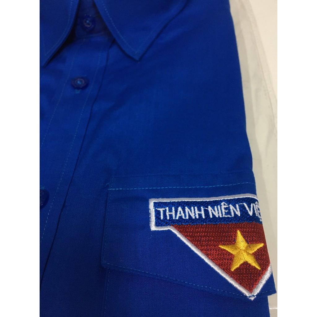 Hình ảnh Áo sơ mi đoàn thanh niên nam nữ cao cấp dài tay Ocean Uniform