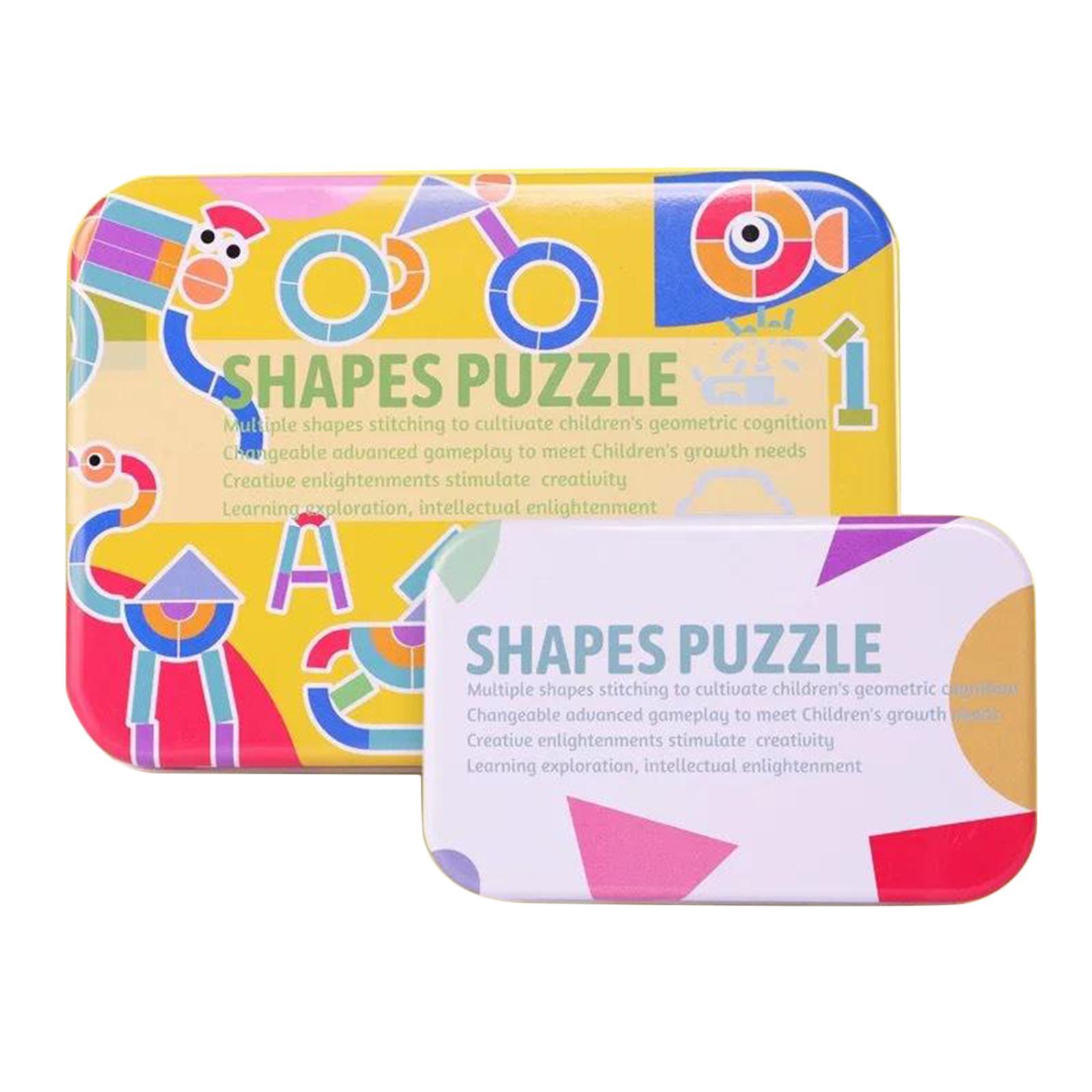 Tangram Pattern Blocks Puzzle Educational Jigsaw Toy