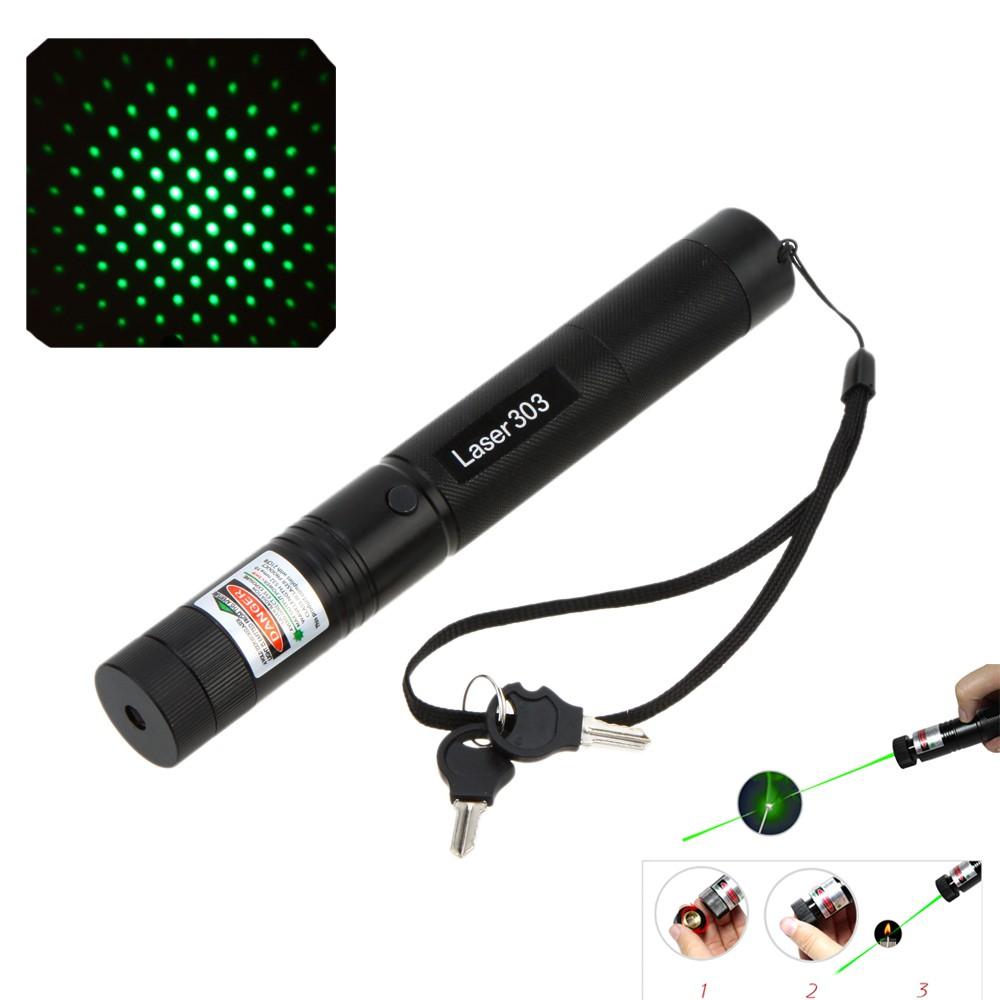 Đèn pin Lazer 303 giá rẻ cho ánh sáng xanh cực mạnh