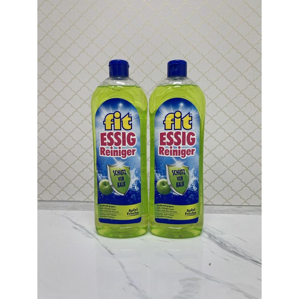 Nước tẩy rửa đa năng FIT Essig Reiniger, Nước tẩy rửa thiên nhiên gốc nấm táo tươi dung tích 1L