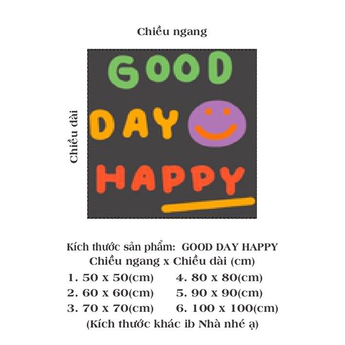 HÌNH DÁN GOOD DAY HAPPY TRANG TRÍ GƯƠNG CỬA HÀNG CUTE