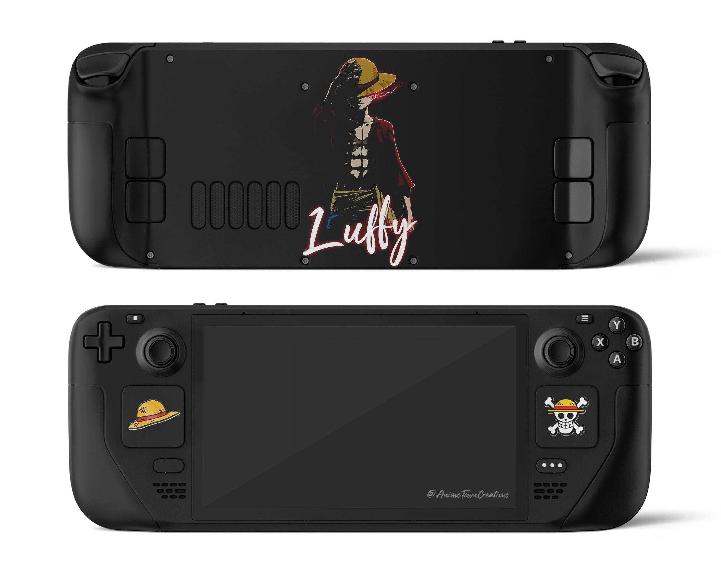 Skin dán Steam Deck mẫu One Piece Luffy Minimalist (Đã cắt sẵn chi tiết, dễ dán)