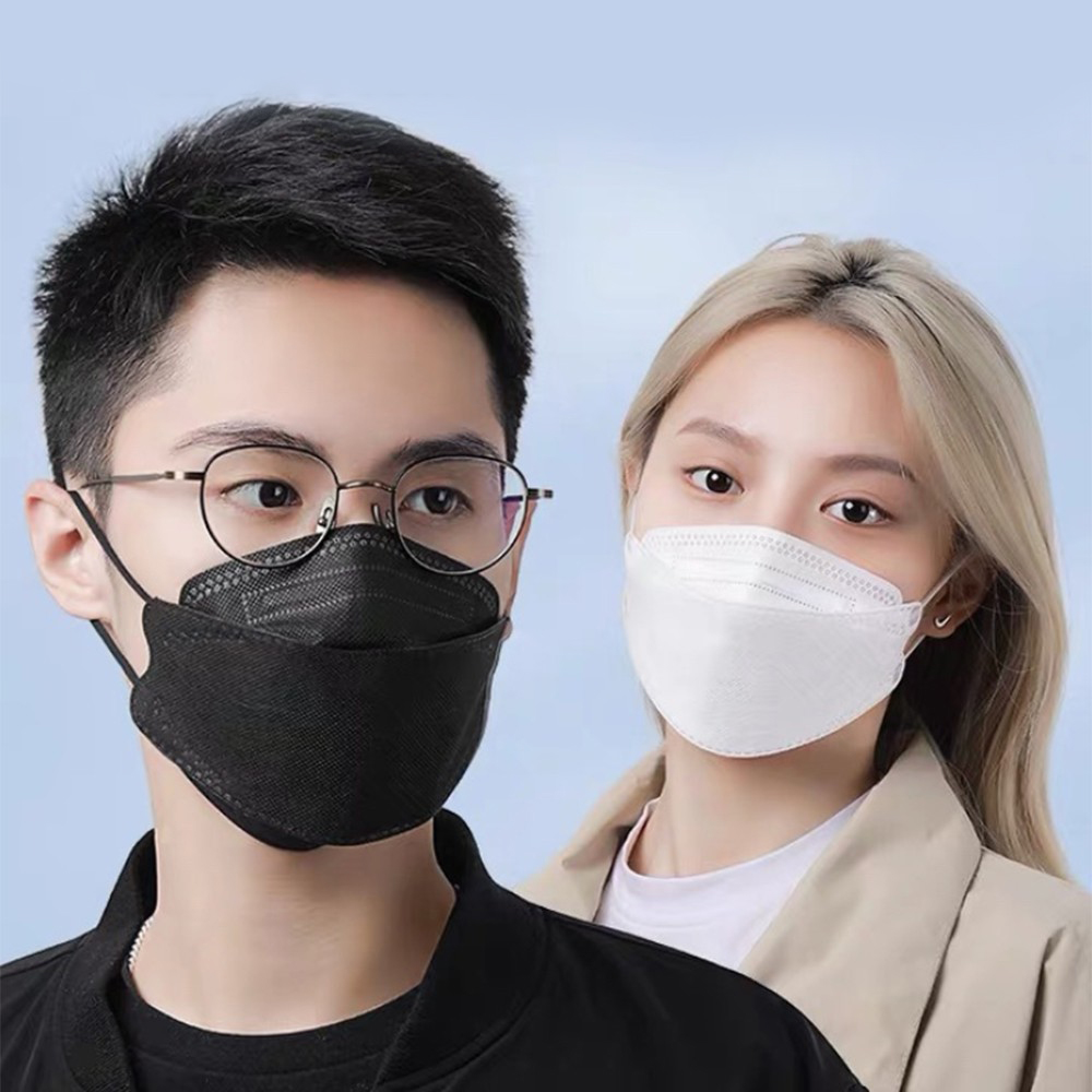 Thùng khẩu trang KF94 màu Đen DC MASK 4D kháng khuẩn lọc bụi mịn cao cấp