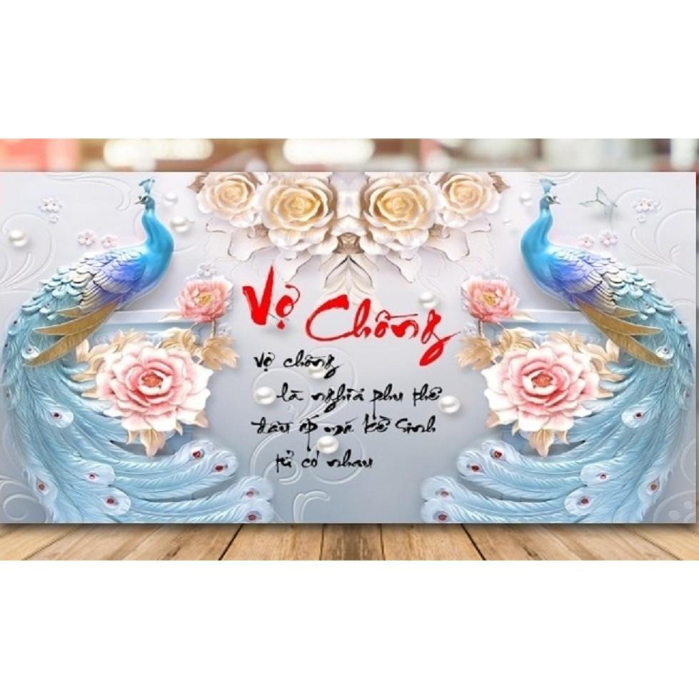 Tranh thêu vợ chồng - LV3131