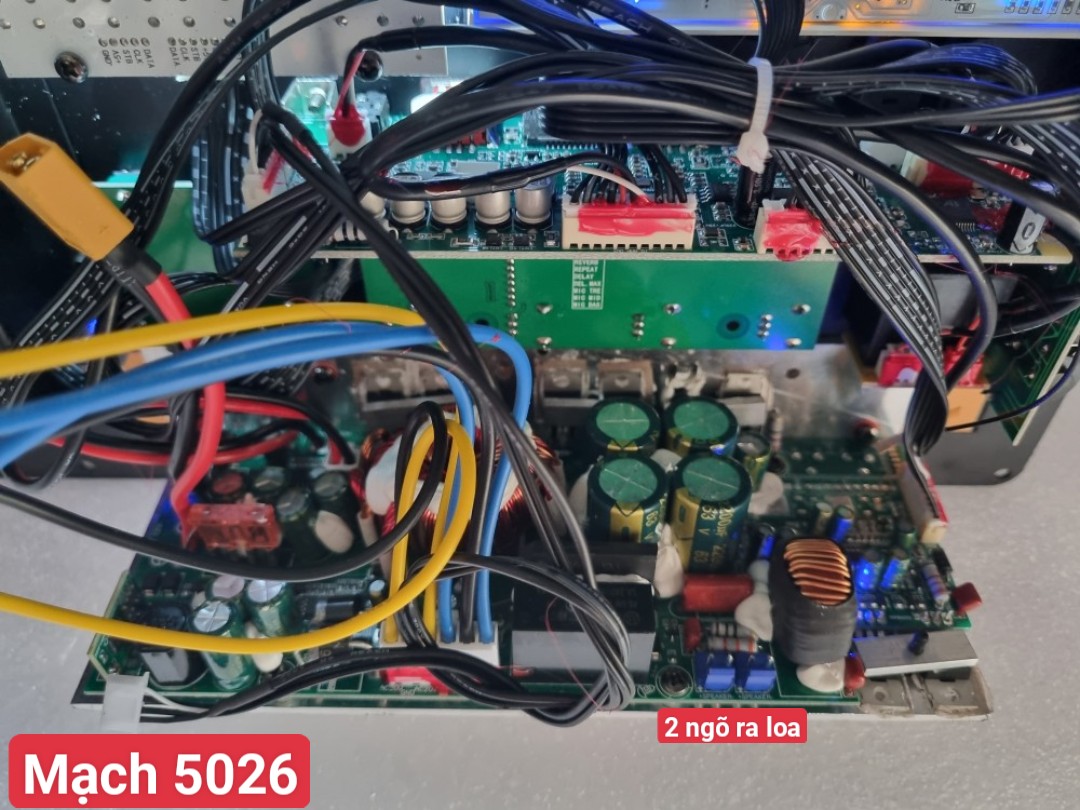 Mạch Loa kéo công suất lớn Y5026 - 2 ngõ ra loa 600w max - Hàng Chính Hãng