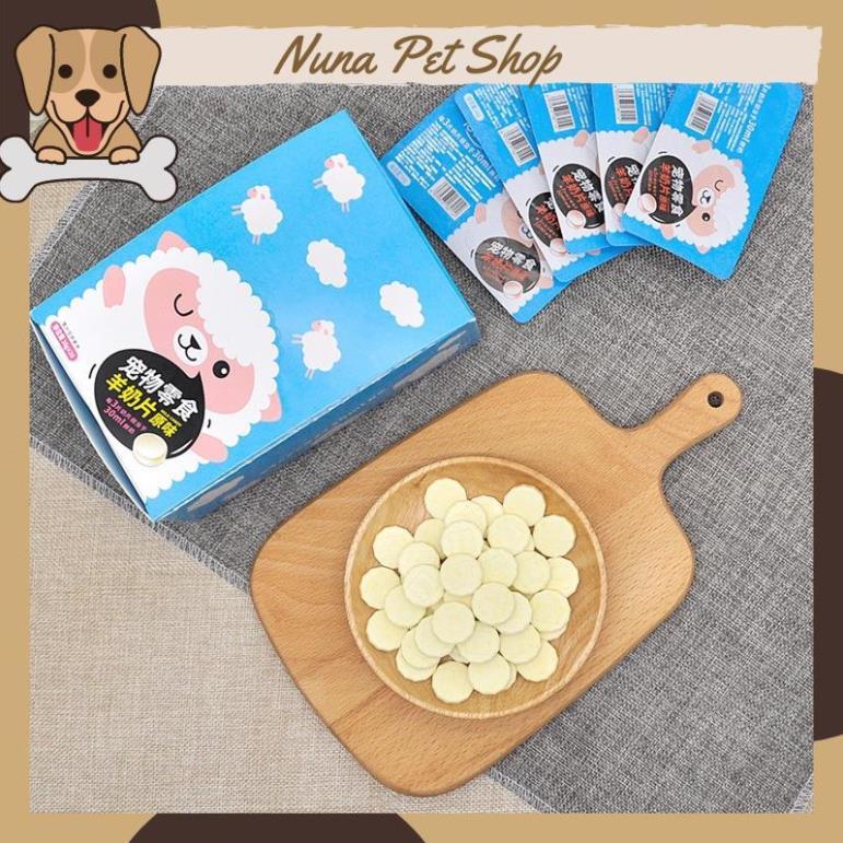 [Vỉ 8 viên] Viên sữa dê cung cấp canxi cho chó mèo