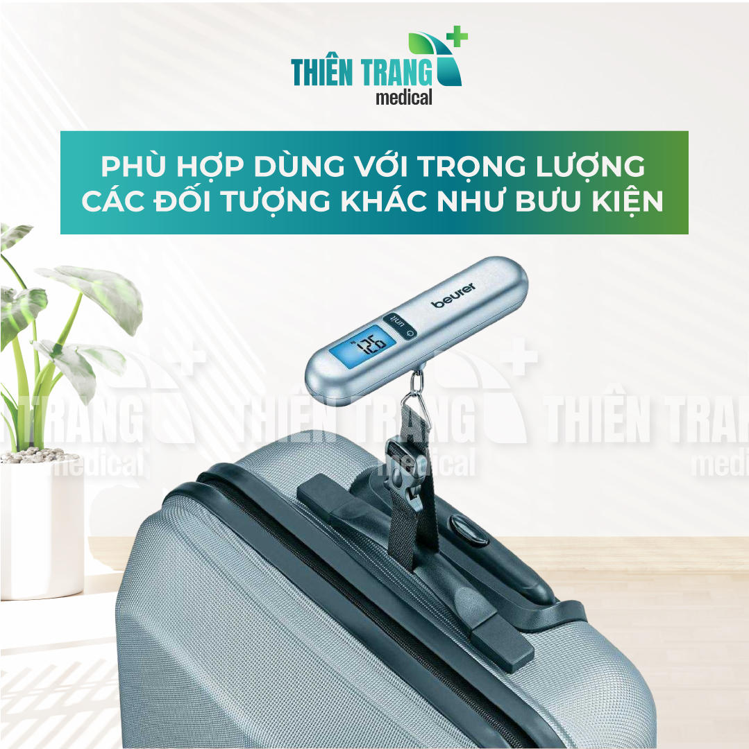 Cân Hành Lý, Cân Đi Chợ Điện Tử với Thước Đo LS06 Thiên Trang Medical