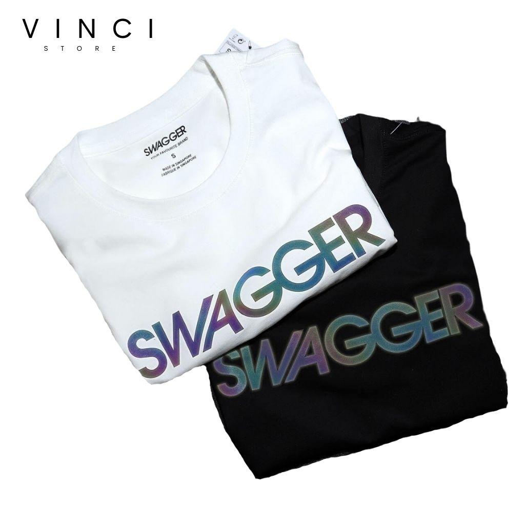 Áo Thun Nam Phản Quang Swagger Cotton Tay Ngắn