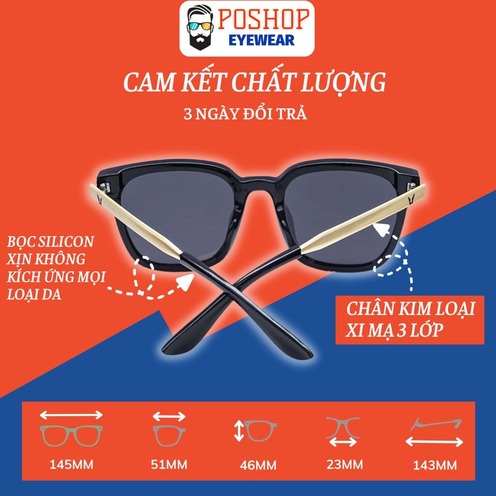 Mắt kính thời trang nữ POSHOP mắt mèo cao cấp chống tia cực tím uv màu sắc tinh tế dễ đeo V35