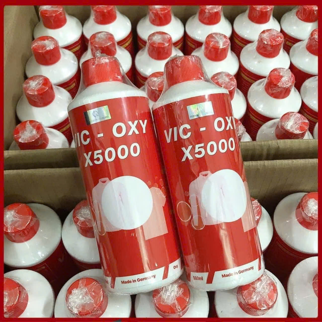 Dung dịch Tẩy trắng quần áo cao cấp X5000 Plus - Tẩy được cả các loại quần áo màu, không gây hại da tay, khử sạch mùi hôi khó chịu, Diệt khuẩn nấm mốc.