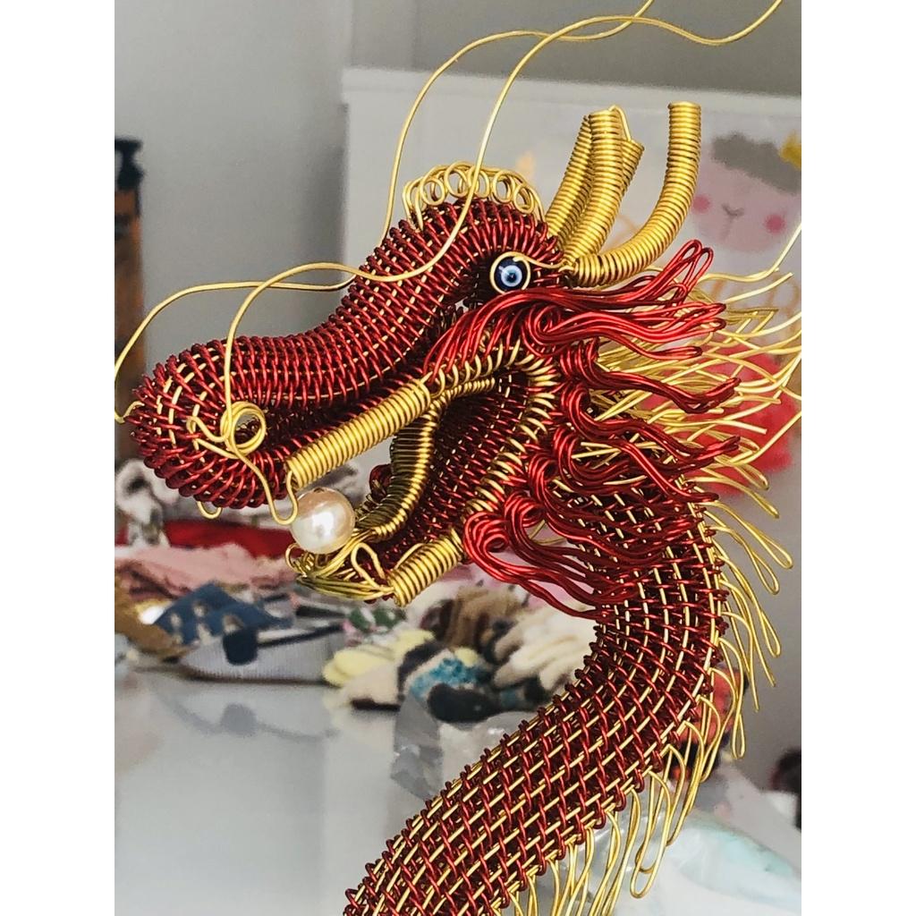 Rồng Dây Nhôm Handmade| Tuyệt Phẩm Để Bàn- Chưng Tết- Quà Tặng