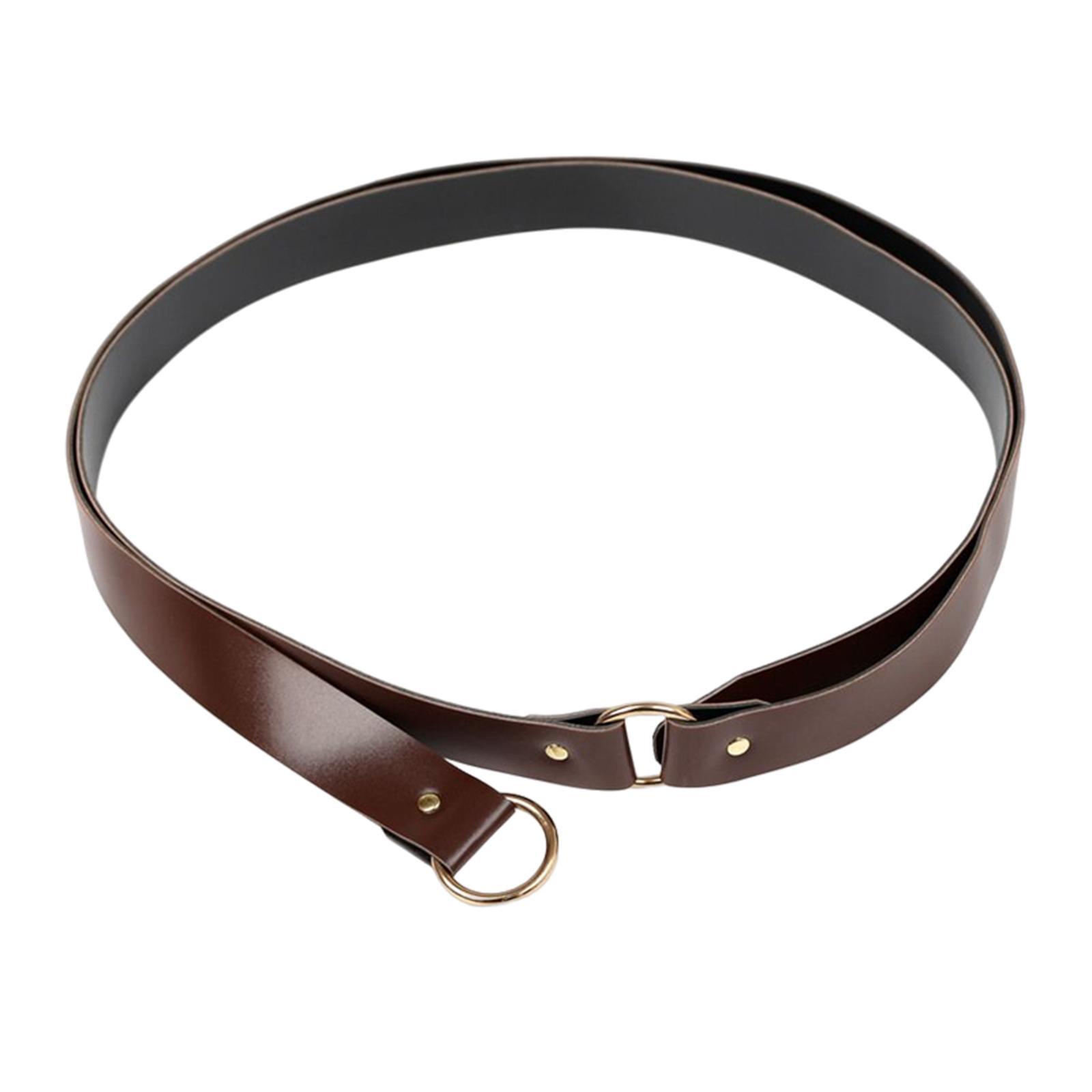Medieval O Belt PU Fashion Decoration for Shirts Parties Women