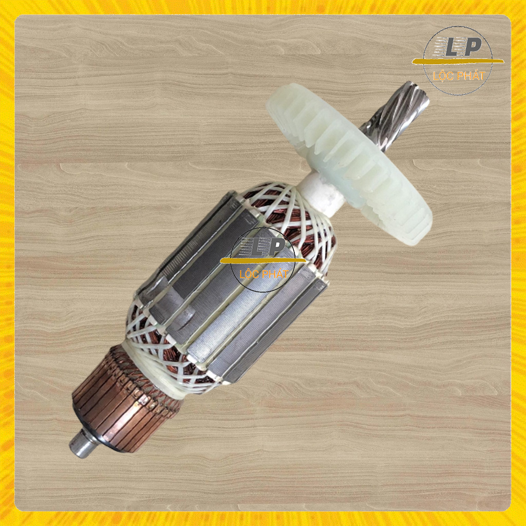 Rotor máy cắt sắt cho Crown Nhông 7 răng dấu huyền thân 55mm Dài 213mm