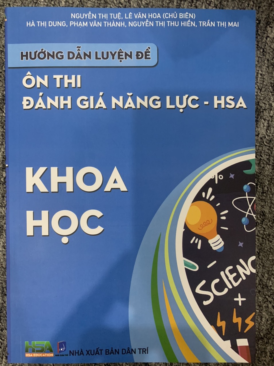 Sách - Combo 3 cuốn Hướng dẫn luyện đề ôn thi Đánh giá năng lực - HSA ( Khoa Học + Tư duy định lượng + Định Tính )