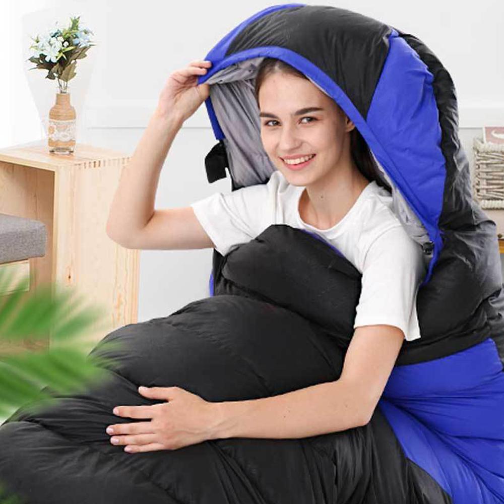 USB Powered Heating Pad Waterproof Camping Warm Sleeping Bag with 3-Level Temperature Adjustable Storage Bag