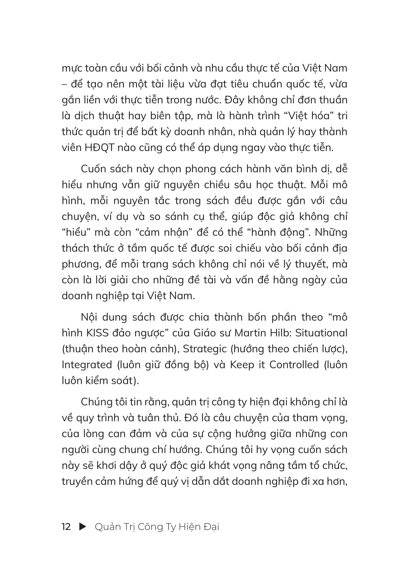 Sách - Quản Trị Công Ty Hiện Đại - 99 Bài Học Truyền Cảm Hứng Cho Hội Đồng Quản Trị Và Ban Điều Hành Cấp Cao