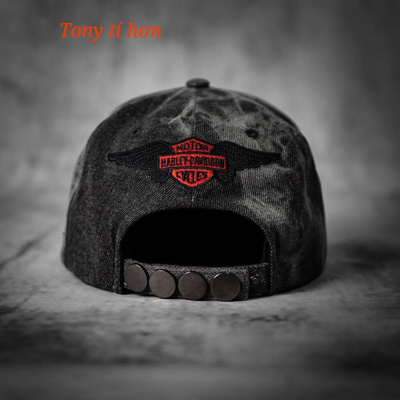 Tony tí hon -  Mũ/nón kết lưỡi trai snapback Les màu đen thời trang nam nữ cao cấp - màu đen