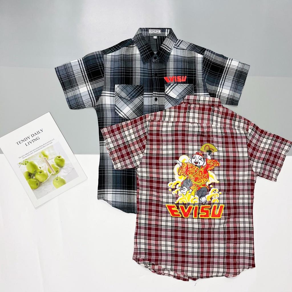 ÁO SƠ MI NAM CARO TAY NGẮN THỜI TRANG PHONG CÁCH HOTTREND DÀNH CHO CÁC ANH EM BẠN TRẺ