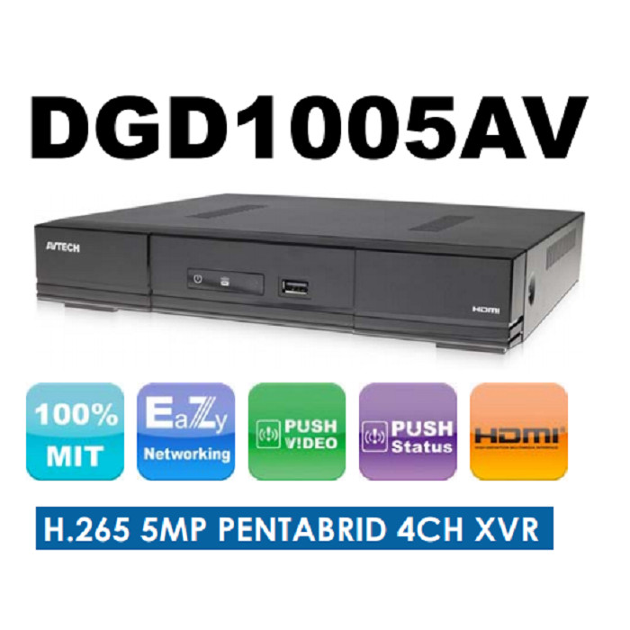 ĐẦU GHI HÌNH TVI AVTECH DGD1005AV - HÀNG NHẬP KHẨU