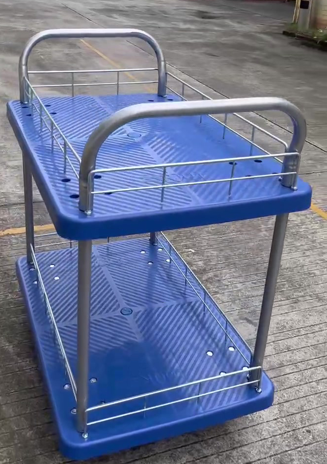 Xe đẩy hàng 2 tầng MINGWEI tải trọng 150kg