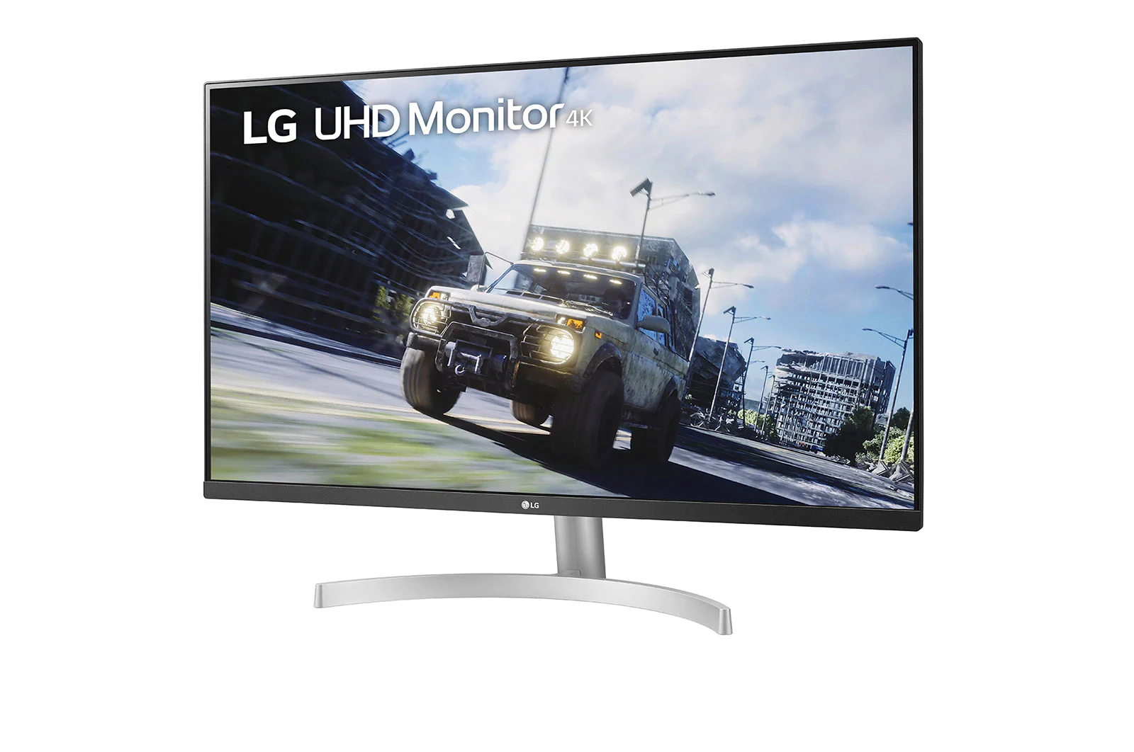 Màn hình LCD LG 32UN500-W UHD (31.5inch/4K/VA/60HZ/4MS/350NITS/HDMI+DP+AUDIO/LOA) màu trắng - Hàng Chính Hãng