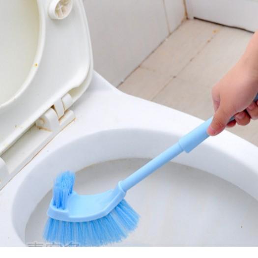 Chổi Cọ toilet, Nhà Vệ Sinh 2 Đầu Thông Minh Cán Dài Tiện Lợi