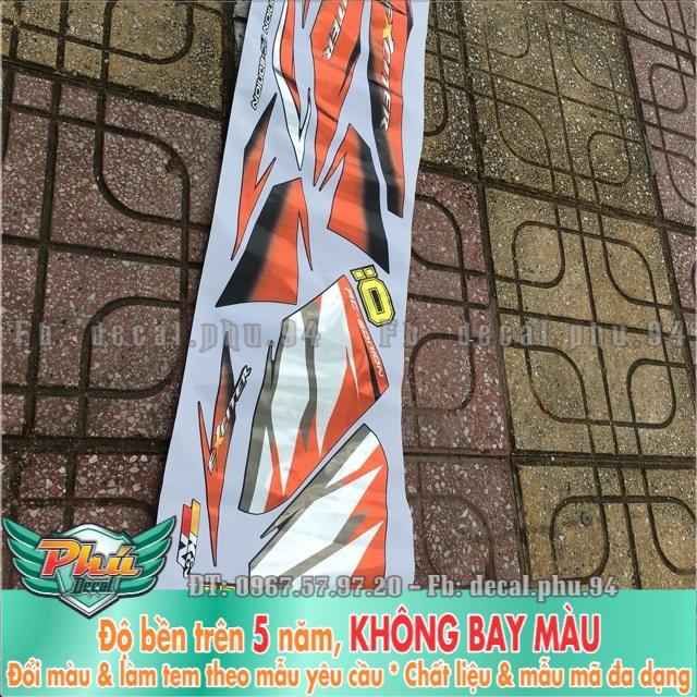 Tem rời Exciter 2010 Chrome Cao cấp