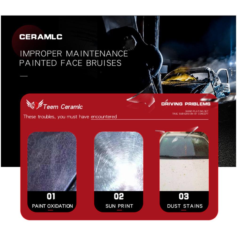 Bộ Phủ Pha Lê Nano Ô Tô Ceramic Nano Coating 10H+