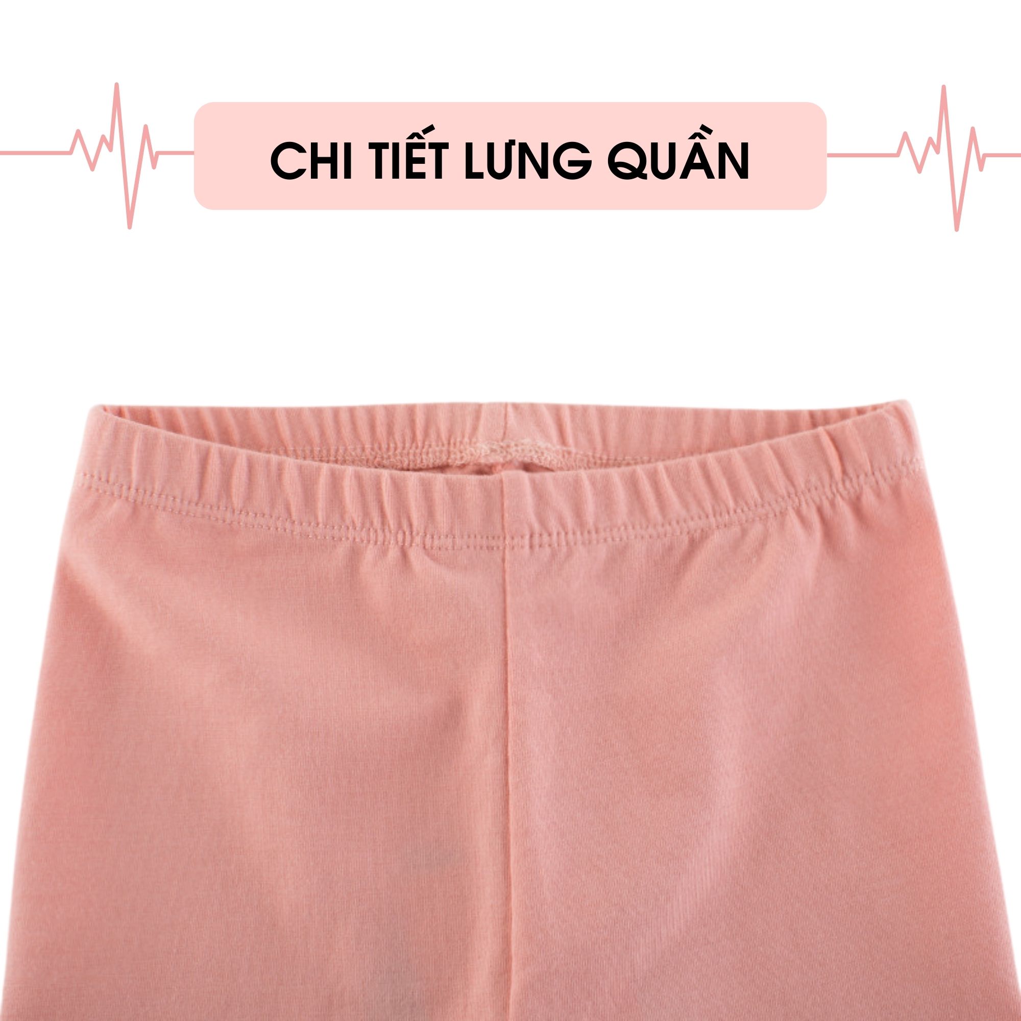 Quần lửng bé gái 27Home quần thun cho bé - P301