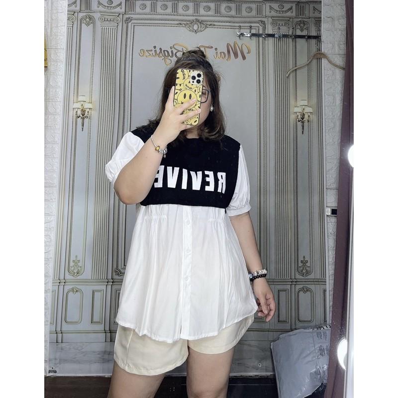 Áo thun chữ pha voan cộc tay nữ freesize