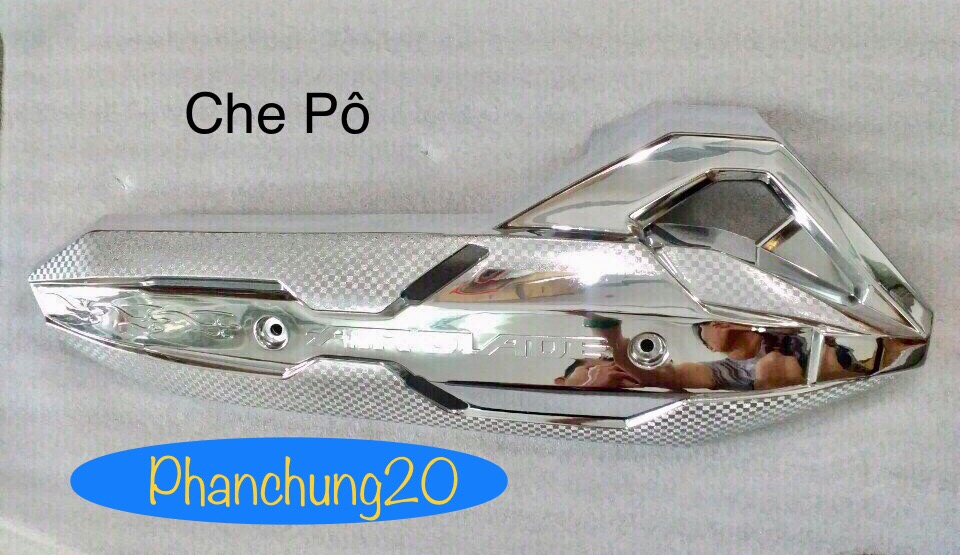 ỐP CHE PÔ , CHỤP BÁCH PÔ DÙNG CHO ĐỜI XE AB 2016 2017 2018 2019 CROM
