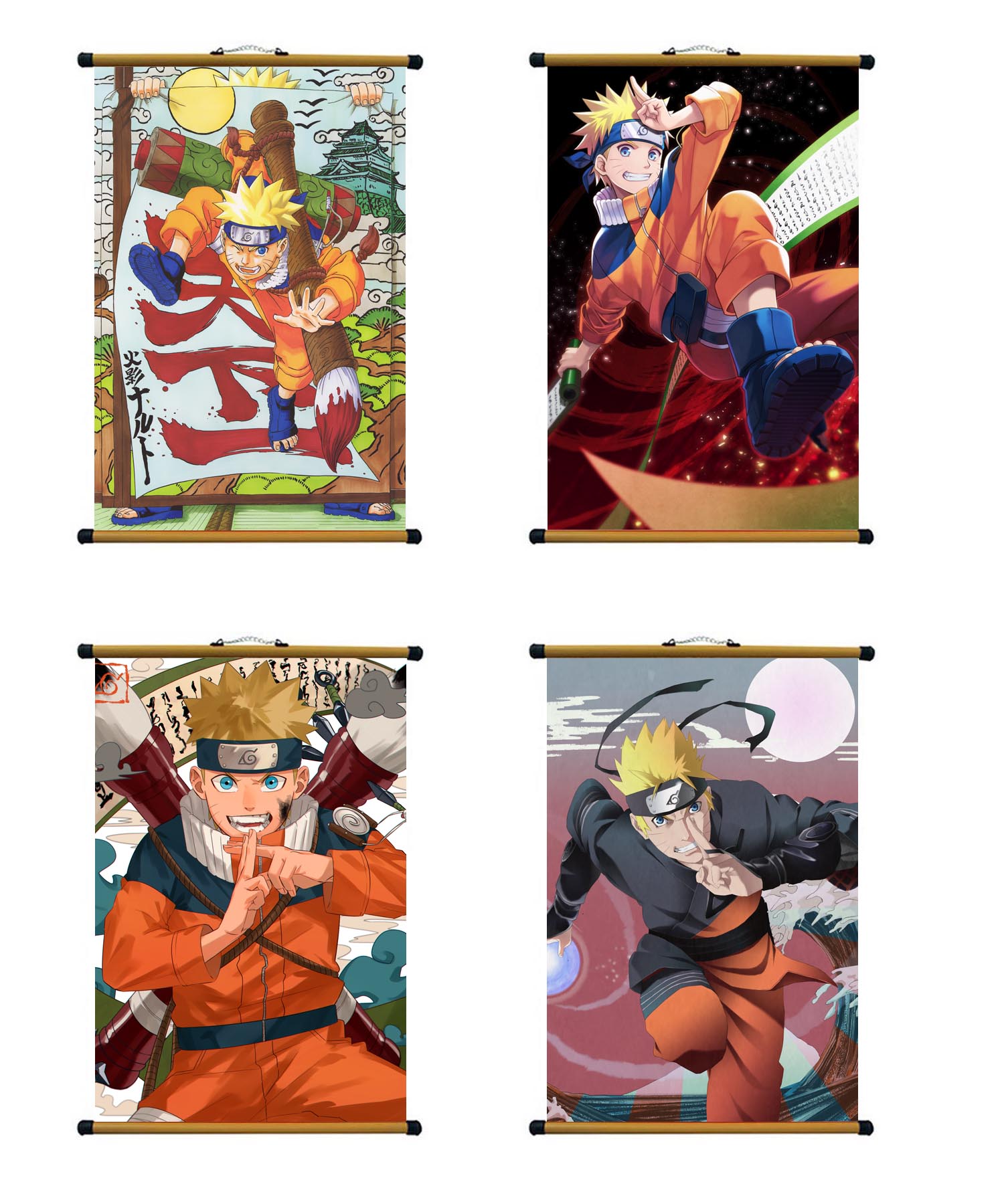 Tranh ảnh treo tường Naruto có khung nẹp ANIME MANGA