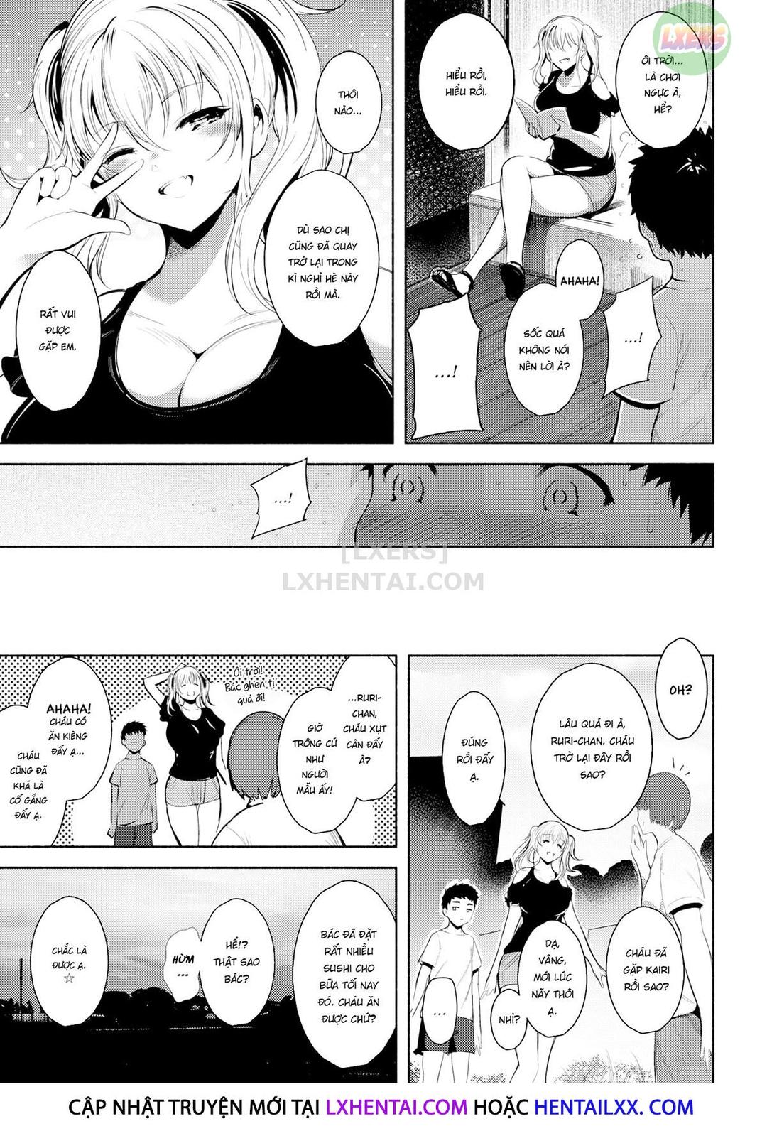 kỳ nghỉ hè đầy xúc cảm với chị họ chapter 1 3