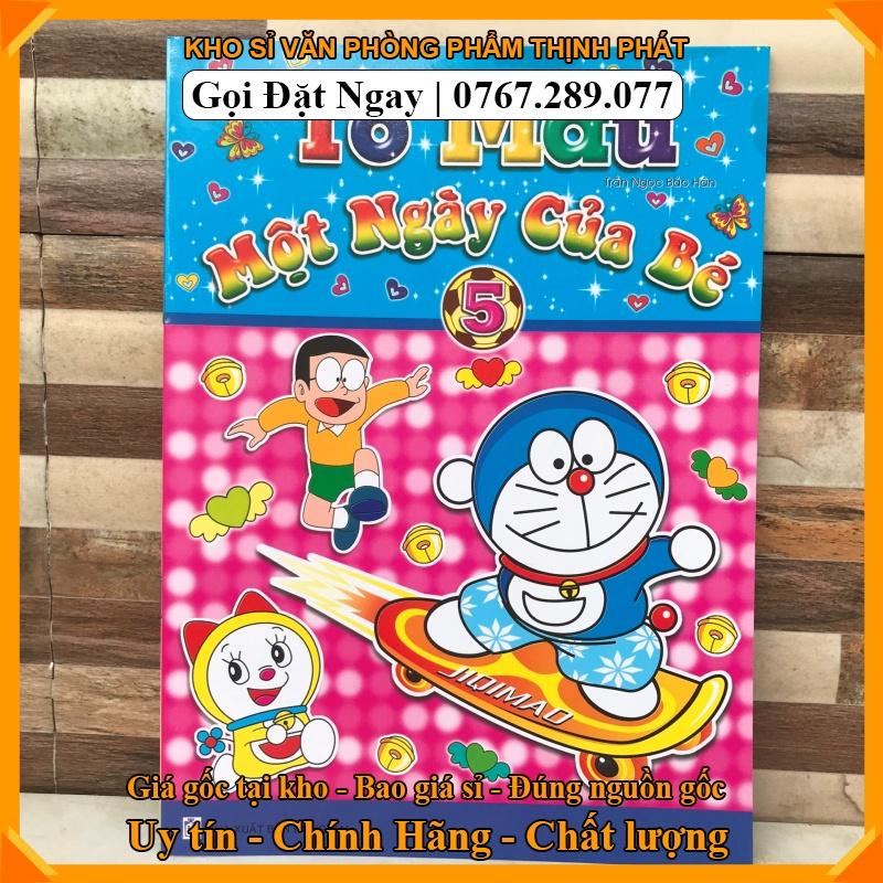 TẬP TÔ MÀU DORAEMON:Một ngày của bé