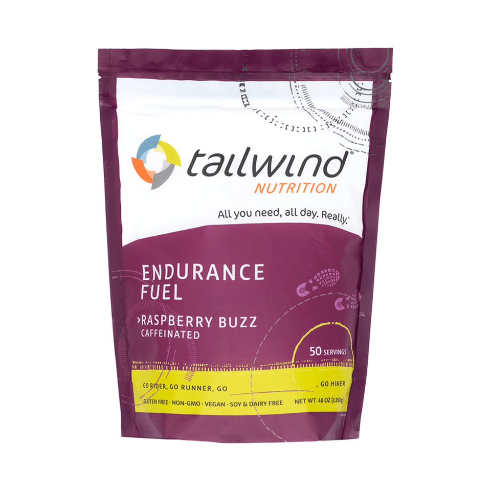 Bột Năng Lượng Tailwind Endurance Bịch 50srv Vị Dâu Rừng/Raspberry (Chứa Cafein)