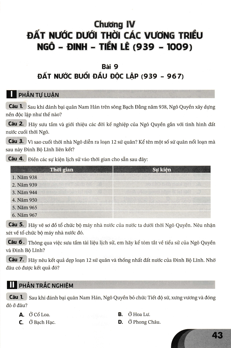 Phát Triển Năng Lực Lịch Sử Lớp 7