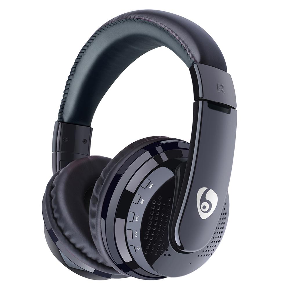 Trên Tai Bass Tai Nghe Stereo Bluetooth Tai Nghe Không Dây Hỗ Trợ Thẻ Micro SD Đài Phát Thanh Micro