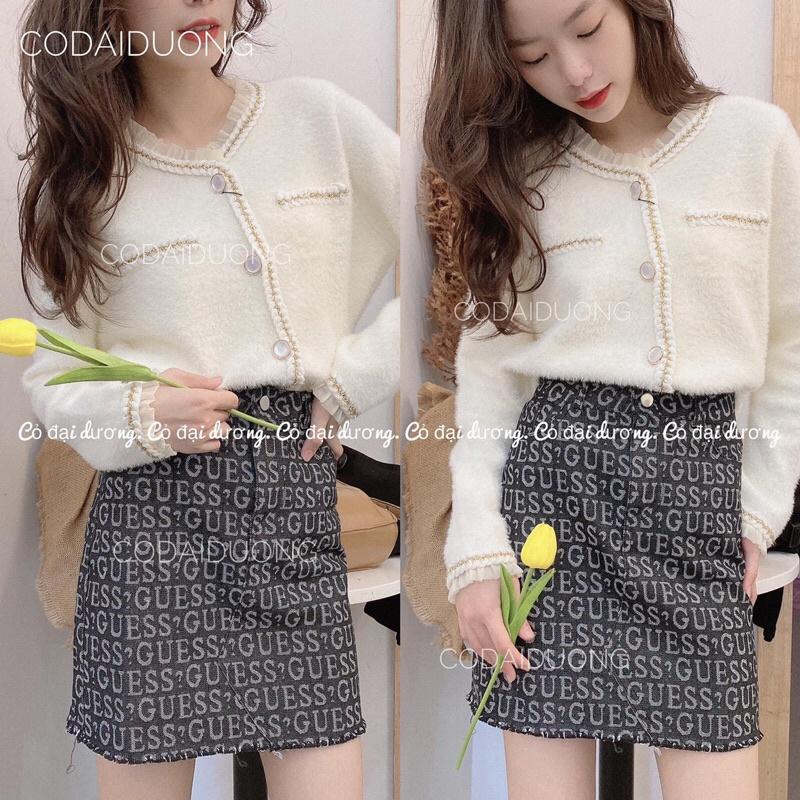 Áo dạ viền bèo