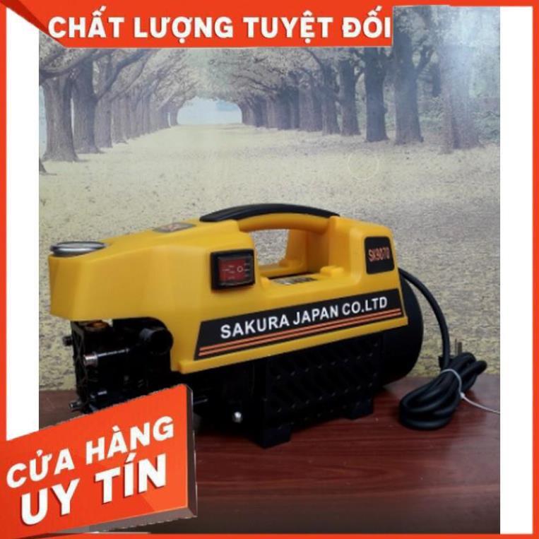 Máy rửa xe Sakura - DC1800-giá rẻ Tặng bình xịt tuyết