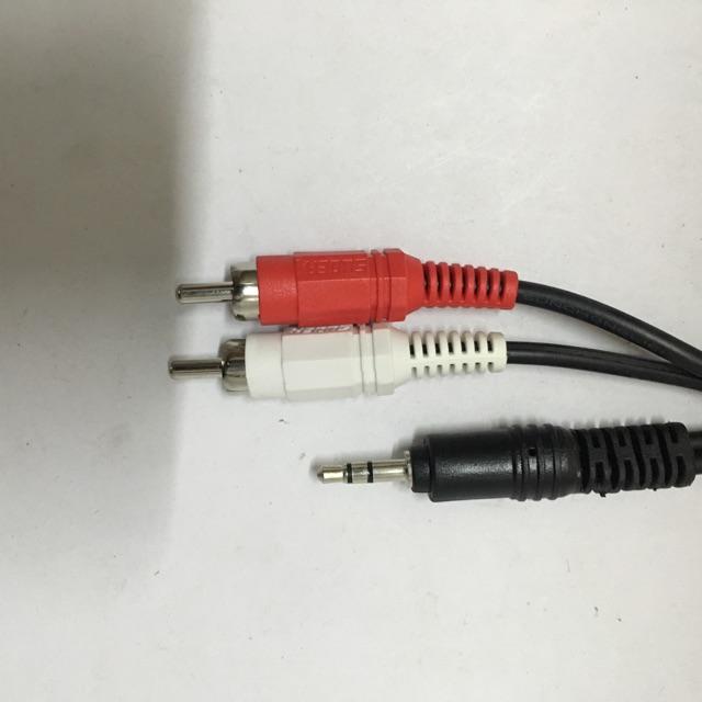 Dây loa 3,5mm ra 2 đầu AV