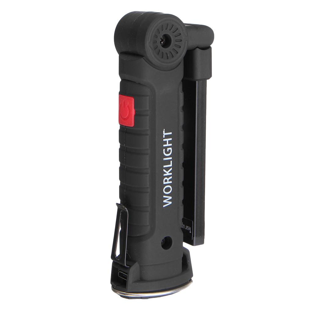 LED Work Light, COB Rechargeable Work Lights with Magnetic Base, 360 degree Rotate and 3 Modes, Inspection Light for Repair, Household, Emergency