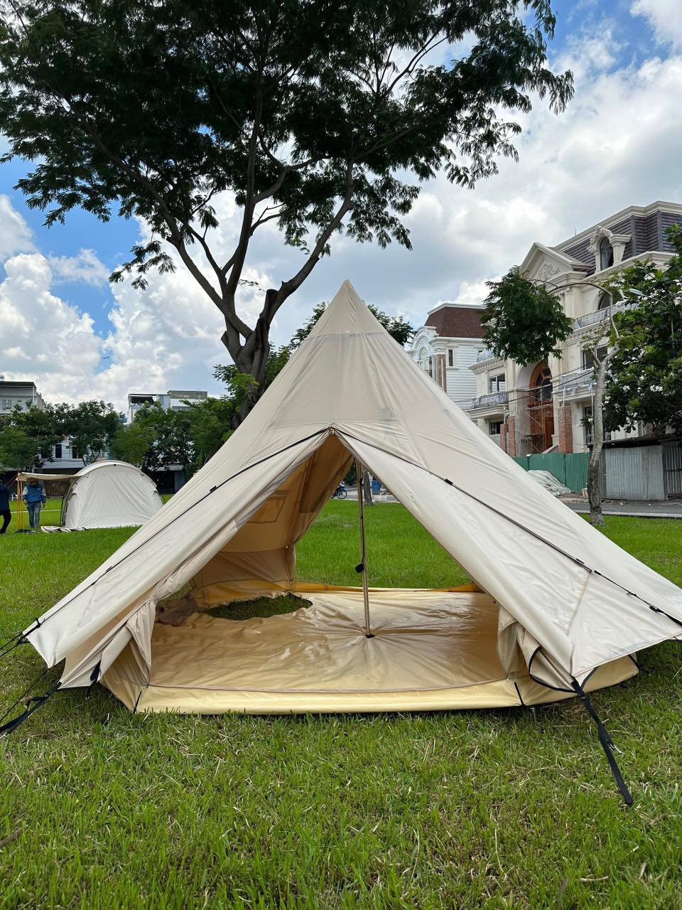 Lều Mông Cổ Glamping 8-12 người (4*4m) D- tend adventure Glamping