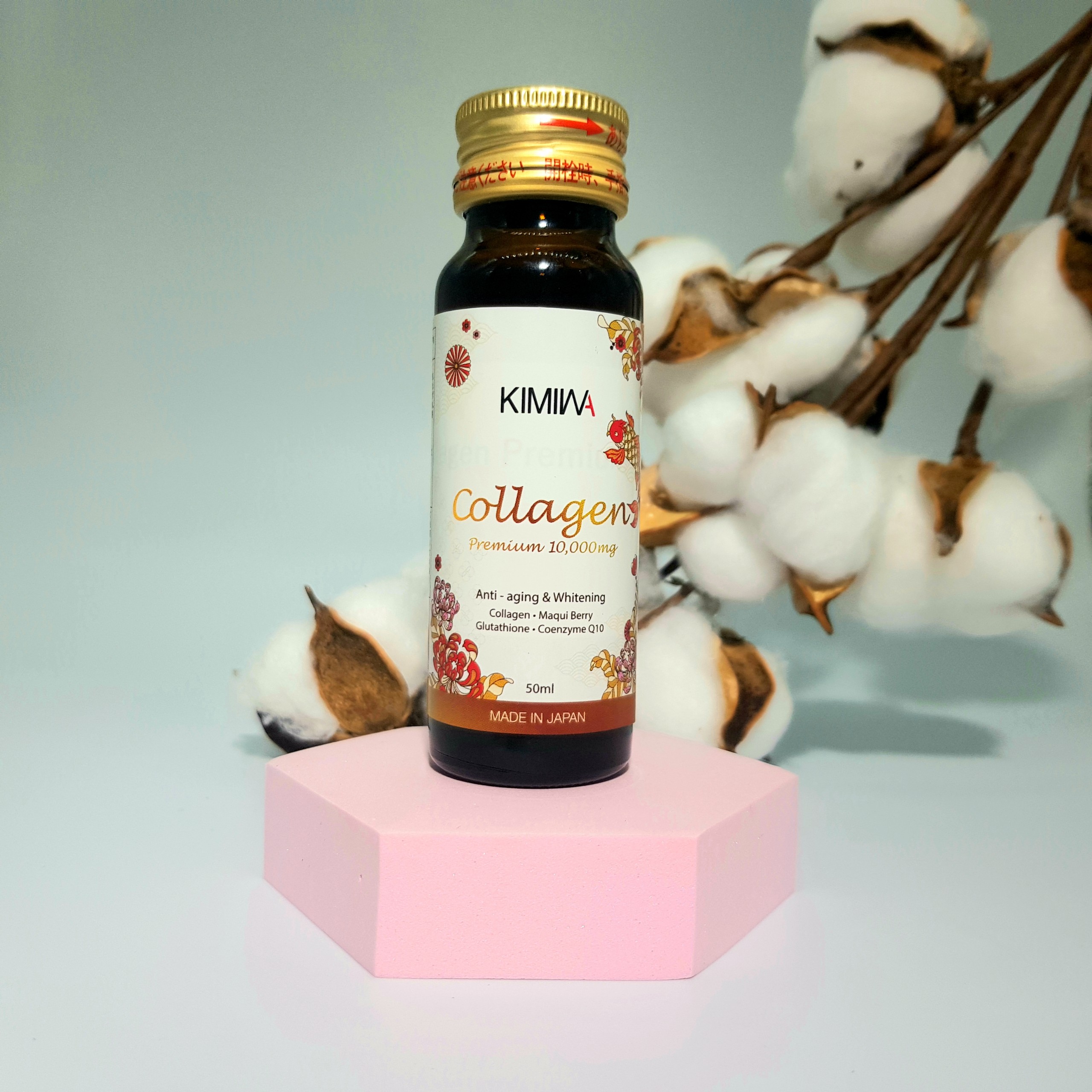 KIMIWA COLLAGEN PREMIUM - DINH DƯỠNG CHO PHÁI ĐẸP -HỘP 10 LỌ