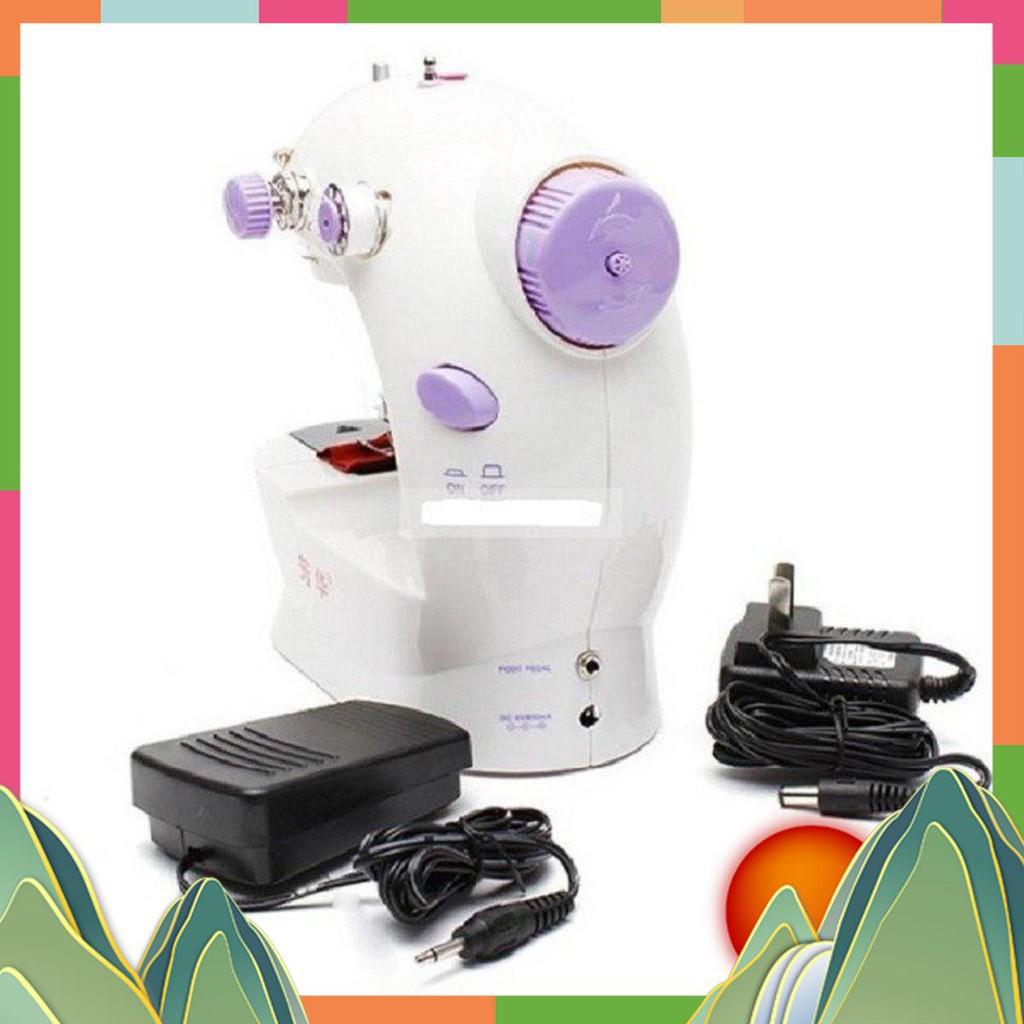 Máy May Mini Gia Đình CMD 202A Có Đèn Led và BÀN ĐẠP CHÂN