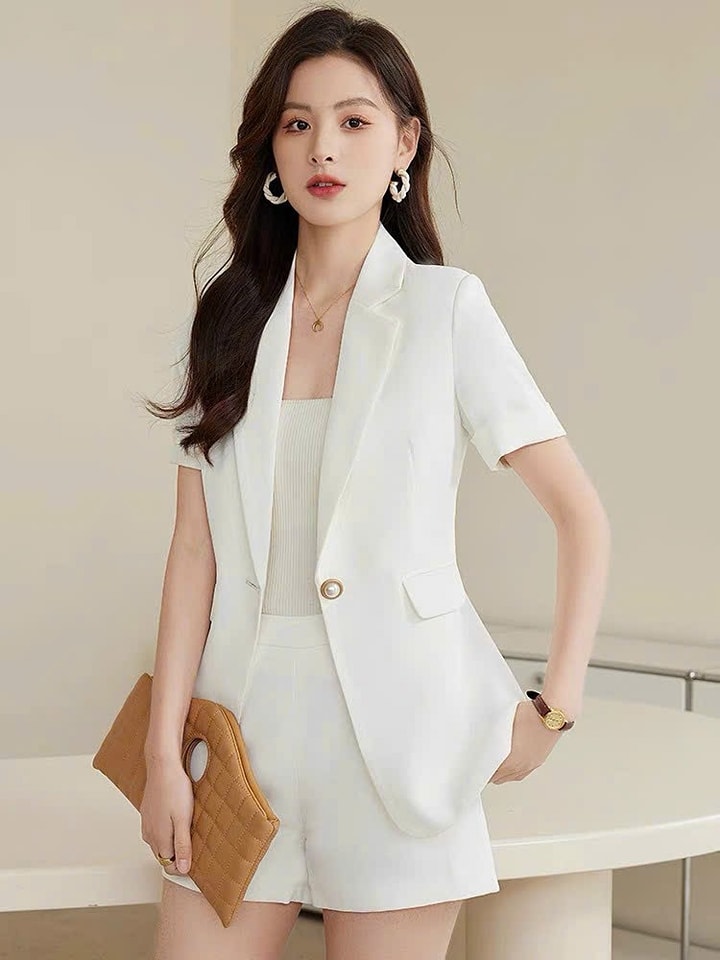 Set Bộ Vest Áo Tay Ngắn + QUần Đùi