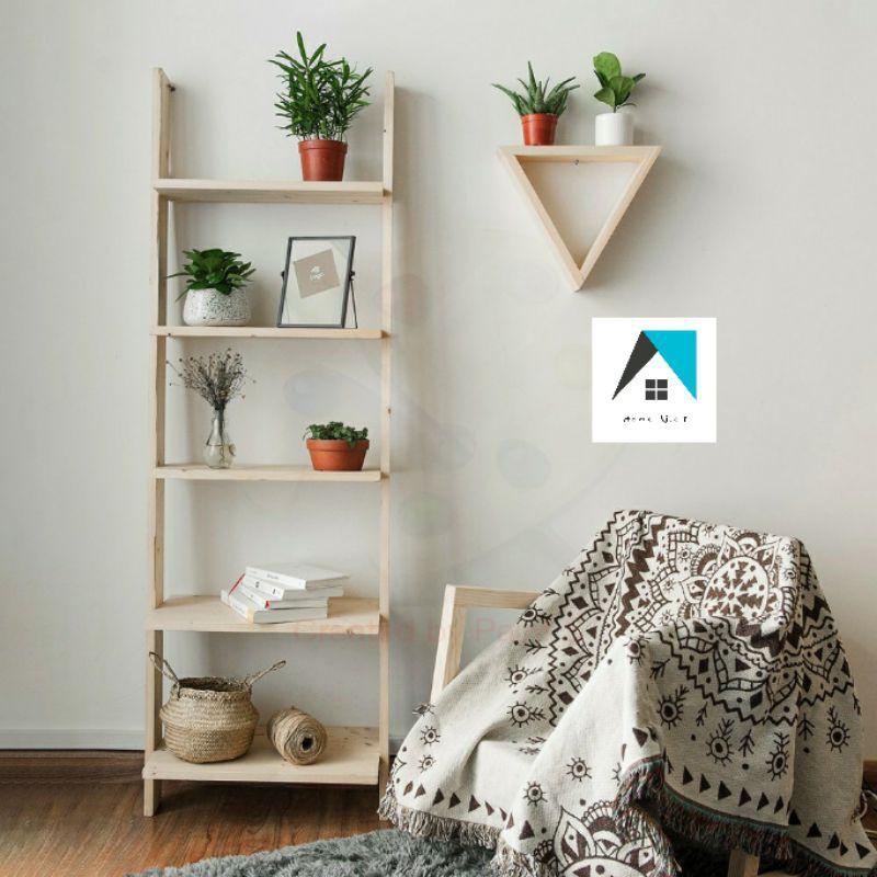 Kệ thang gỗ / Kệ gỗ Decor trang trí nhà cửa