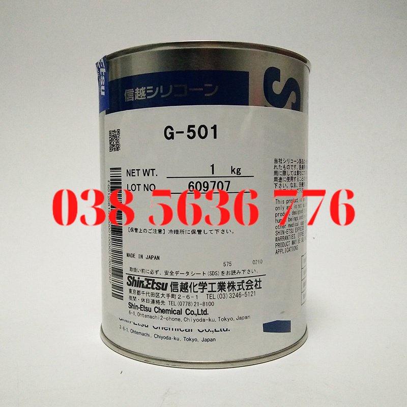 Shinetsu G-501, Mỡ Silicon, Mỡ Bôi Trơn Bánh Răng Bằng Nhựa Và Kim Loại, Dầu Nhớt Máy In 1Kg