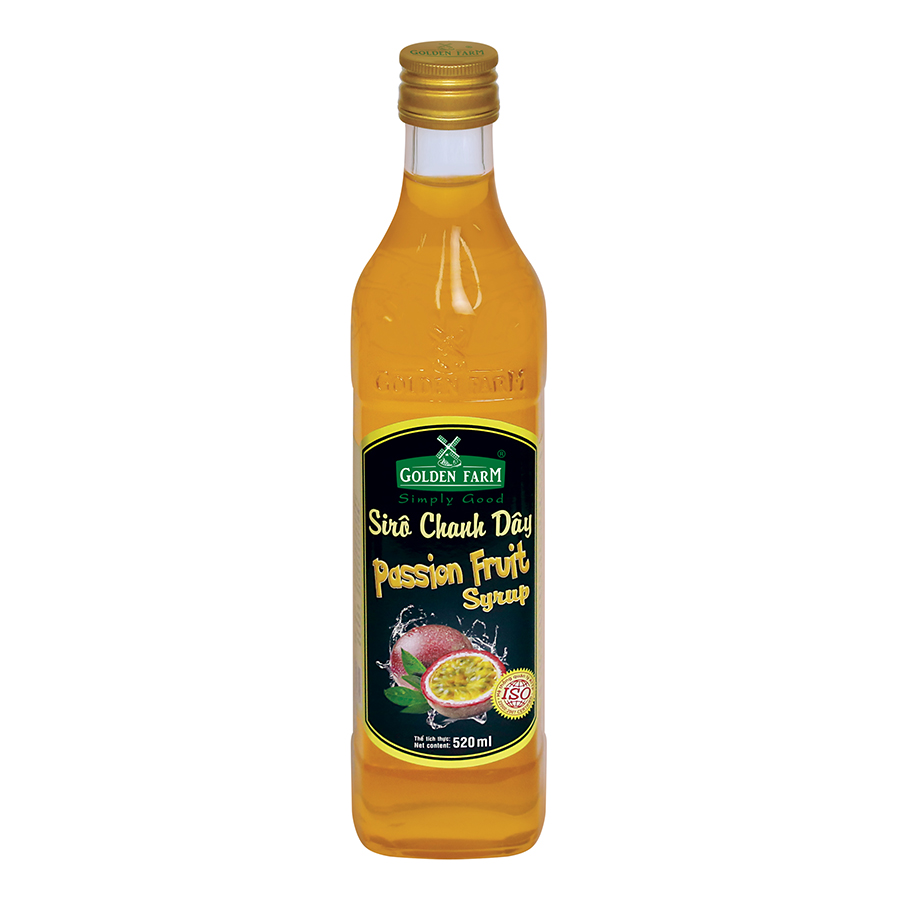 Siro giải khát Golden Farm - Chanh dây - 520ml