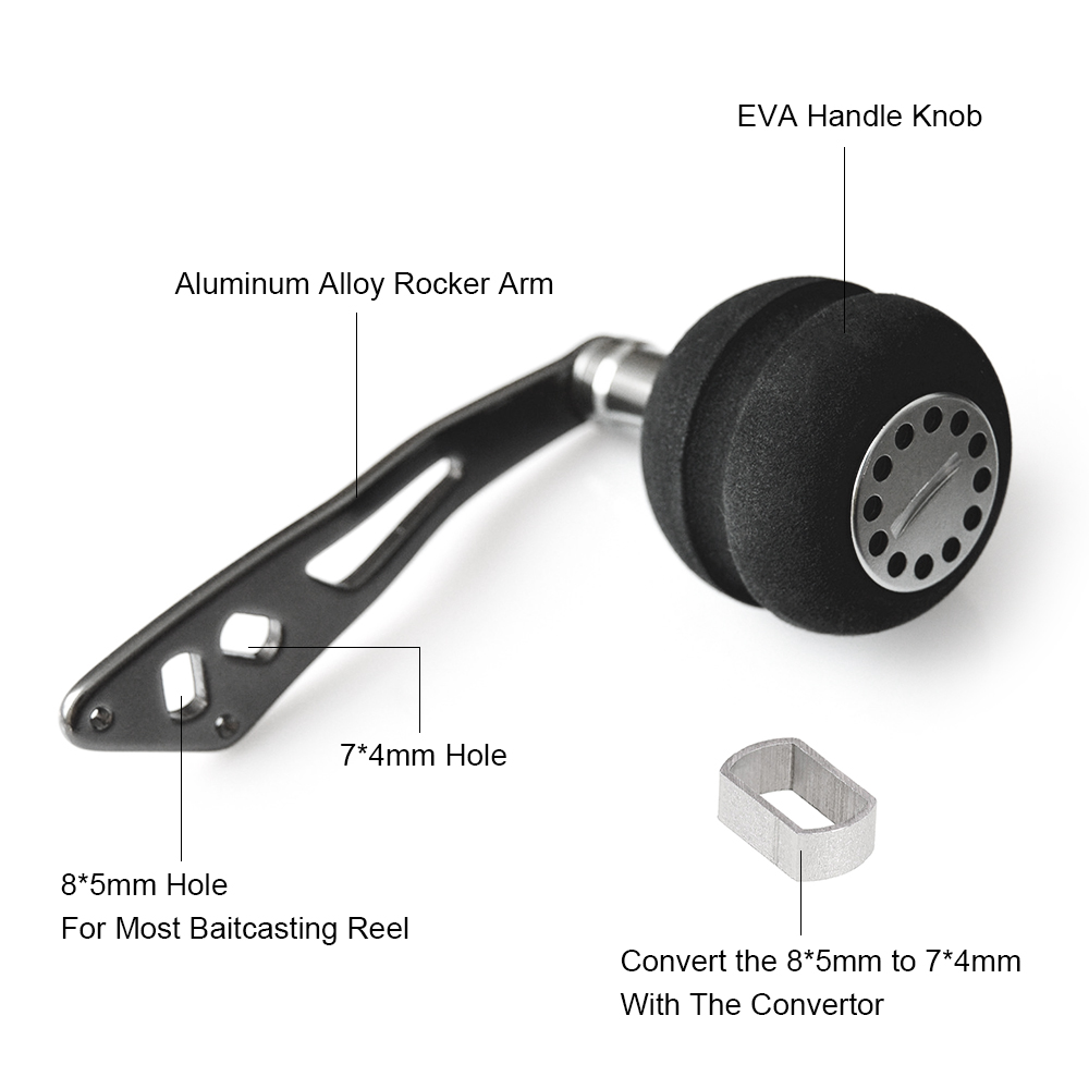 Tay cầm máy câu cá Baitcasting Reel Rocker bằng hợp kim chống rỉ chất lượng cao