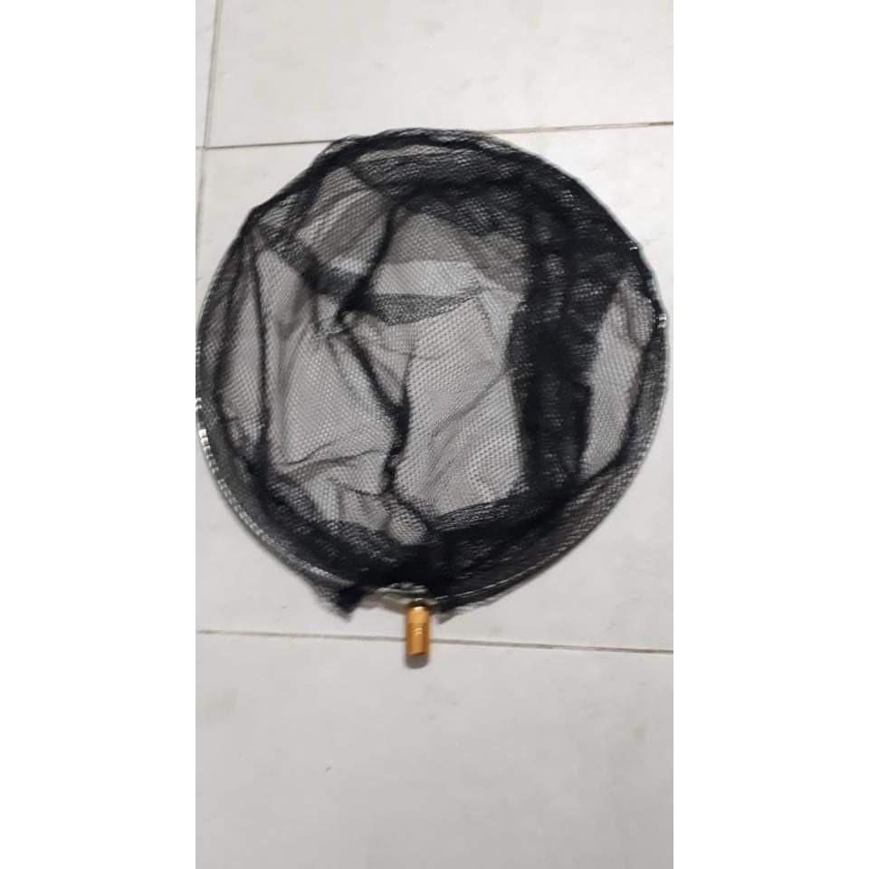 Cán vợt câu cá bằng hợp kim, vành vợt tròn đường kính 35cm , sâu 35cm